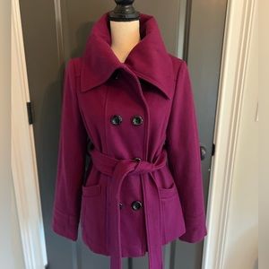 Steve Madden Wrap Coat Purple